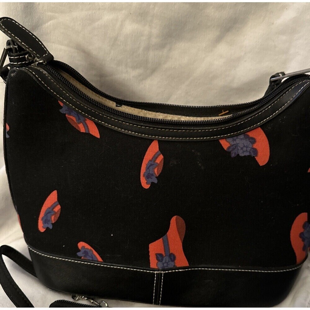 Handbag   Red Hat Society Purse And Coin Purse  Black With Red hats